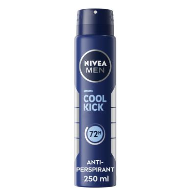 NIVEA NIVEA MEN 72h Cool Kick Anti-perspirant Spray 250ml 250ML - Thumbnail 2