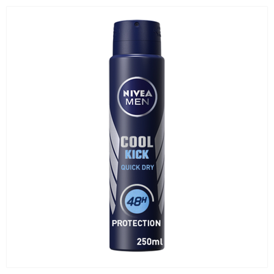NIVEA NIVEA MEN 72h Cool Kick Anti-perspirant Spray 250ml 250ML