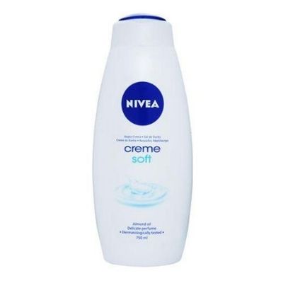 Nivea Pure Soft Care Shower Creme - White - Thumbnail 2