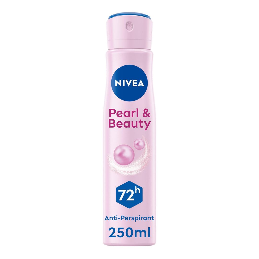 NIVEA 72h Pearl & Beauty Anti-perspirant Spray 250ml - Image 1