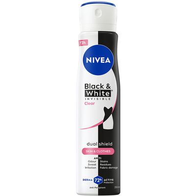 Nivea Black and White Invisible Clear Anti Perspirant
