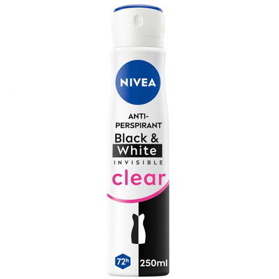 Nivea Black and White Invisible Clear Anti Perspirant - Thumbnail 2