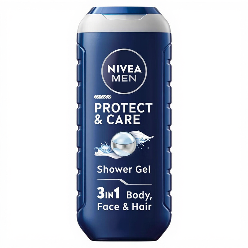 Nivea Men Protect and Care Shower Gel 250ml - Blue - Image 1