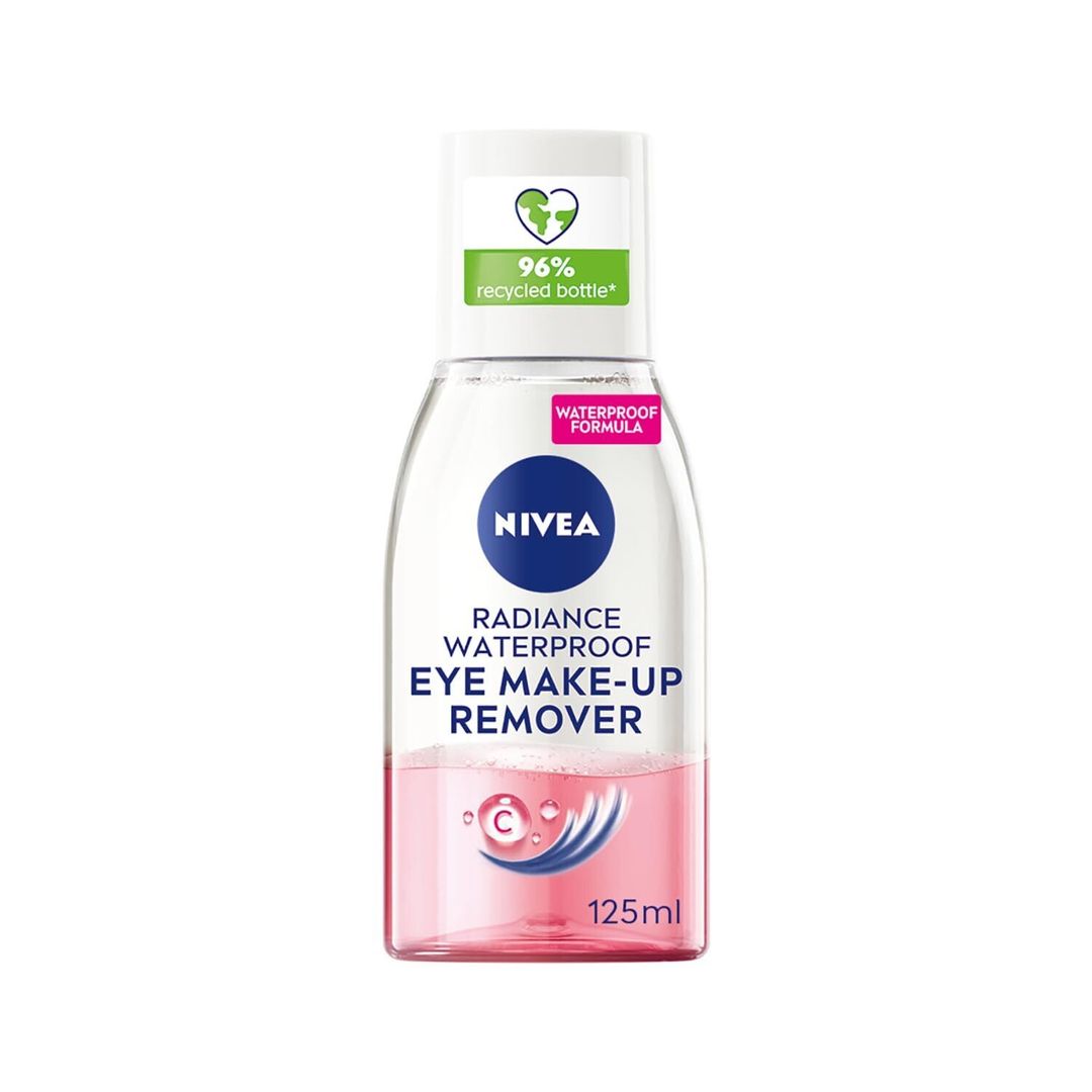 Nivea Radiance Waterproof Eye Make-Up Remover - Pink - Image 1