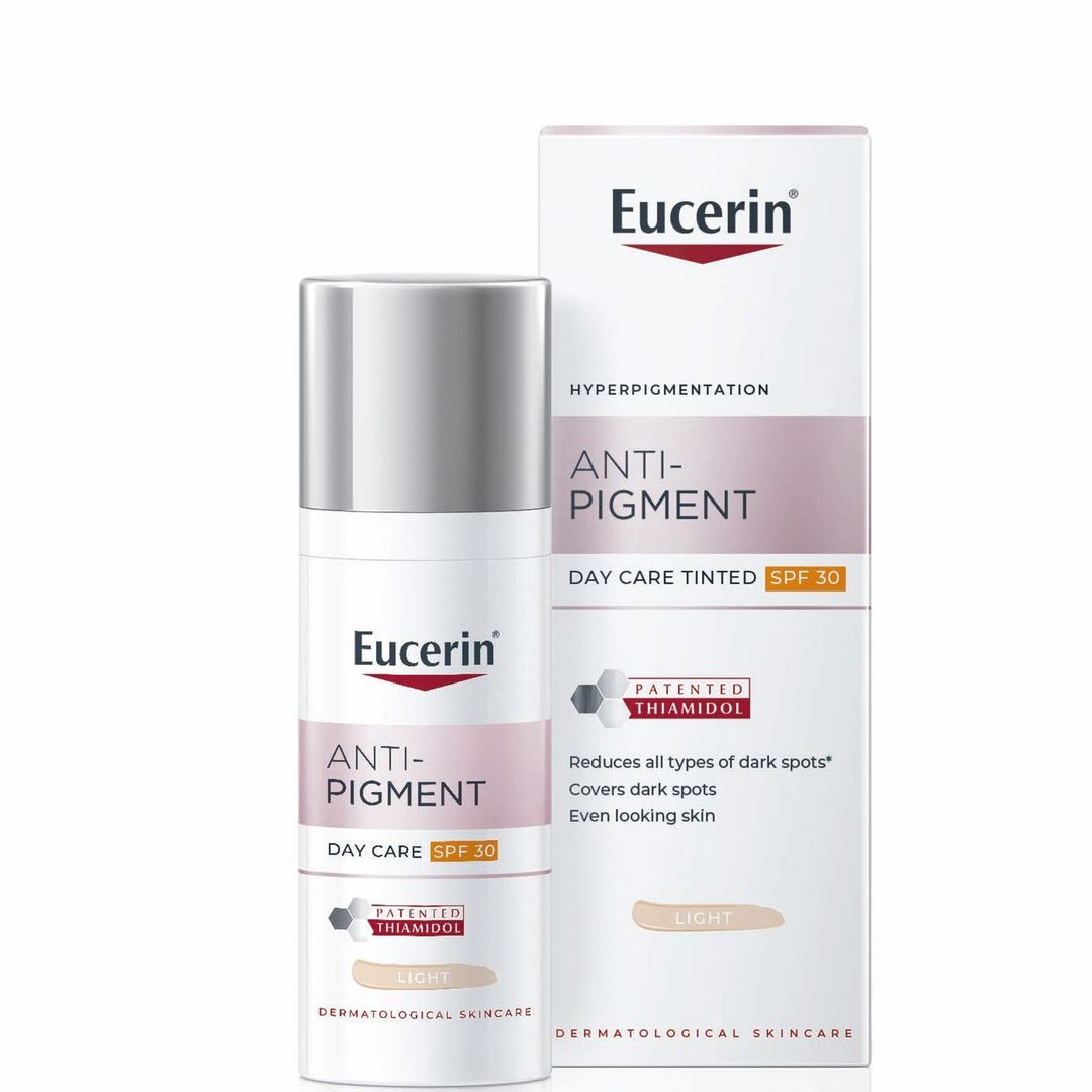 Eucerin Anti-Pigment Tinted Day Cream SPF30 Light 50ml - Image 1