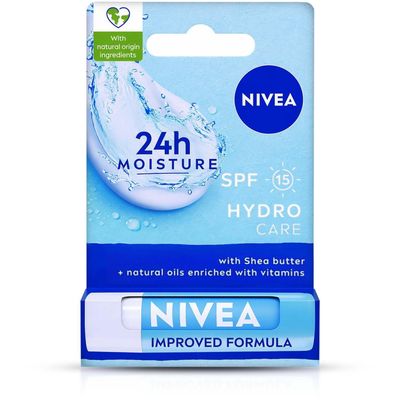 Nivea Hydro Care Lip Balm Stick With SPF15 4.8g - Blue