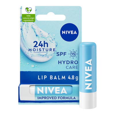 Nivea Hydro Care Lip Balm Stick With SPF15 4.8g - Blue - Thumbnail 2