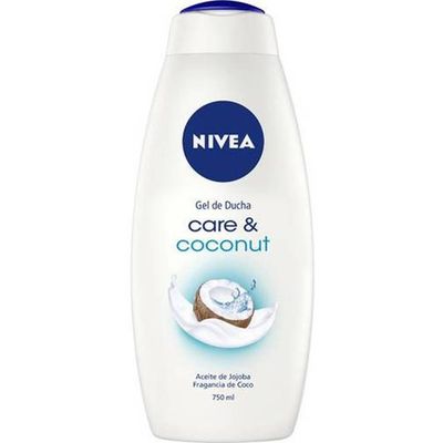 Nivea Care and Coconut Shower Gel - White - Thumbnail 2
