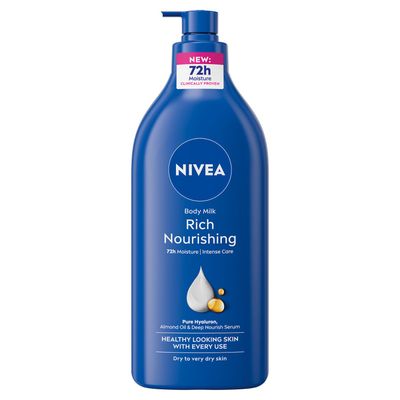 Nivea Rich Nourishing Body Lotion - Blue / 625ml - Thumbnail 2