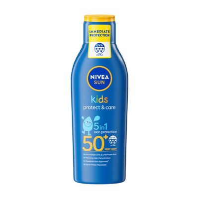 Nivea Sun Kids SPF 50+ Lotion 200ml - Blue - Thumbnail 2