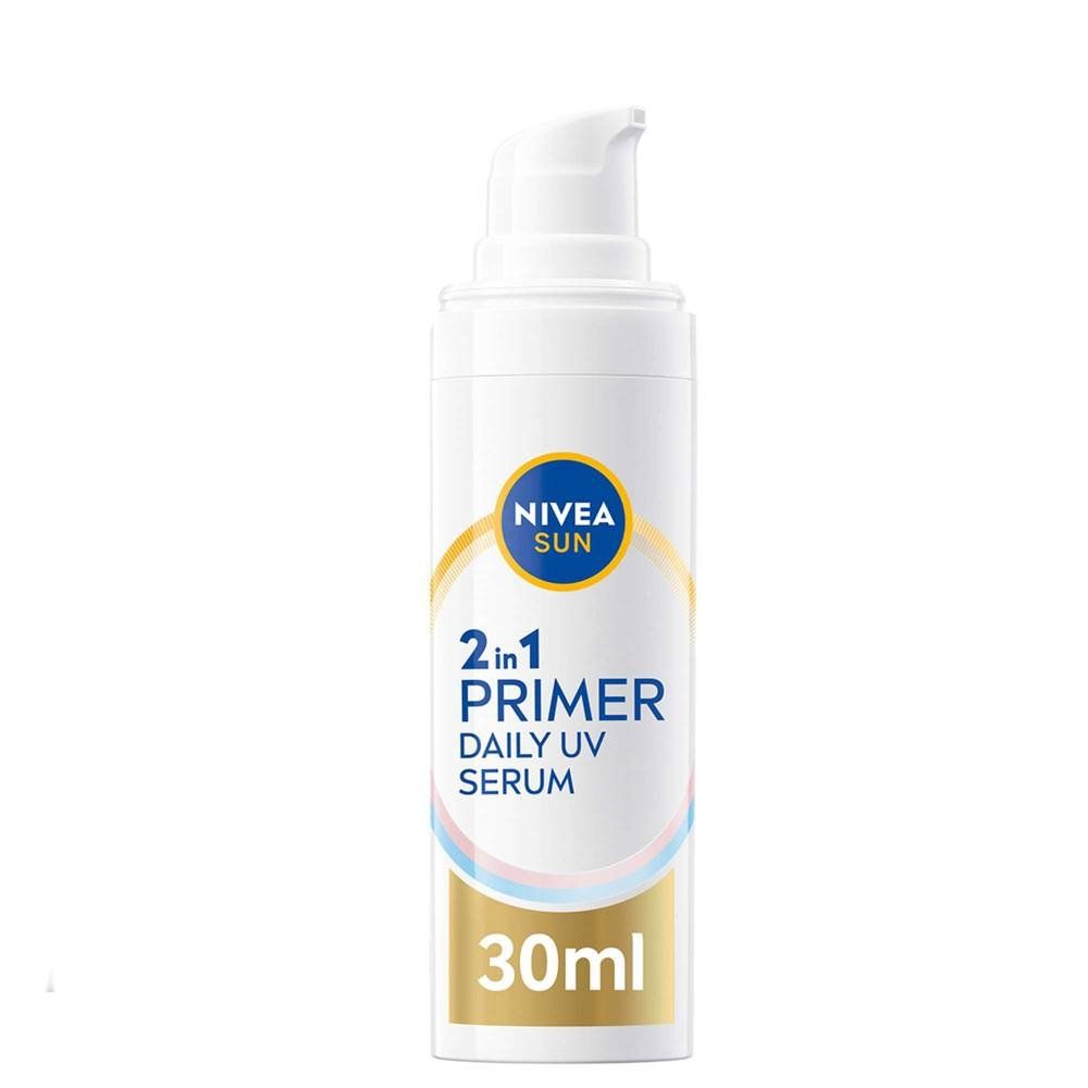 Nivea UV Face Specialist 2in1 Primer Daily UV Serum SPF50+ 40ml in Clear - Image 1