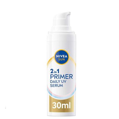 Nivea UV Face Specialist 2in1 Primer Daily UV Serum SPF50+ 40ml in Clear