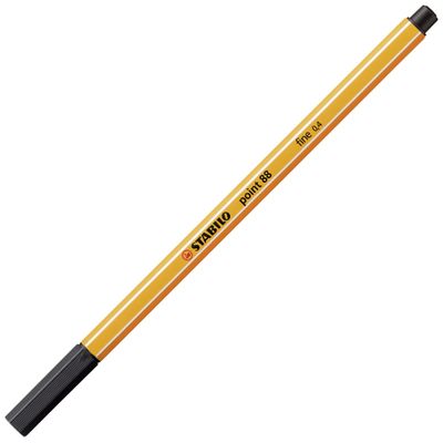 STABILO point 88 fineliner Black 1 pc(s)