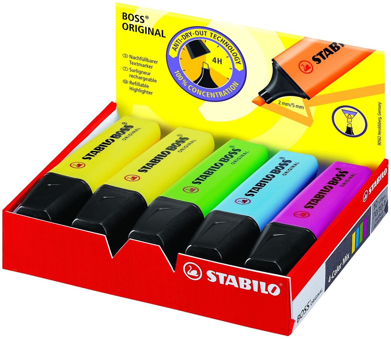 STABILO BOSS Original marker 10 pc(s) Multi - Image 1