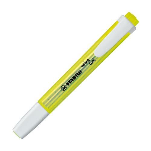 STABILO swing cool Pastel marker 1 pc(s) Chisel tip Yellow - Image 1