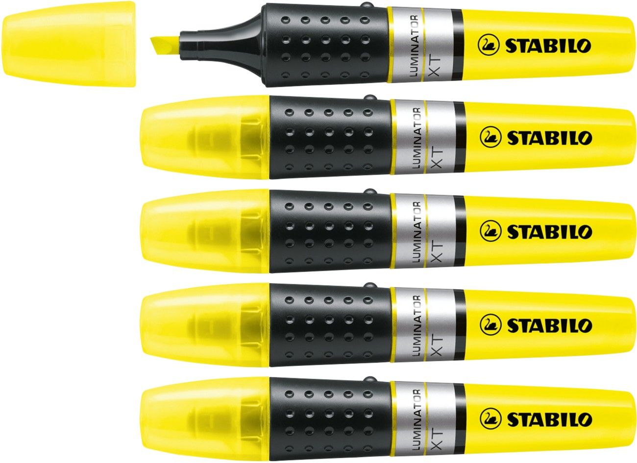 STABILO Luminator marker 1 pc(s) Chisel tip Yellow - Image 1