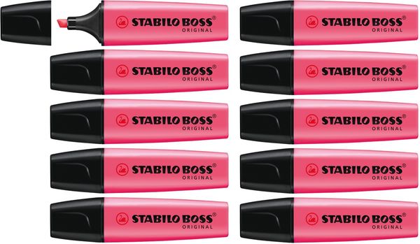 STABILO BOSS ORIGINAL marker 1 pc(s) Chisel tip Pink