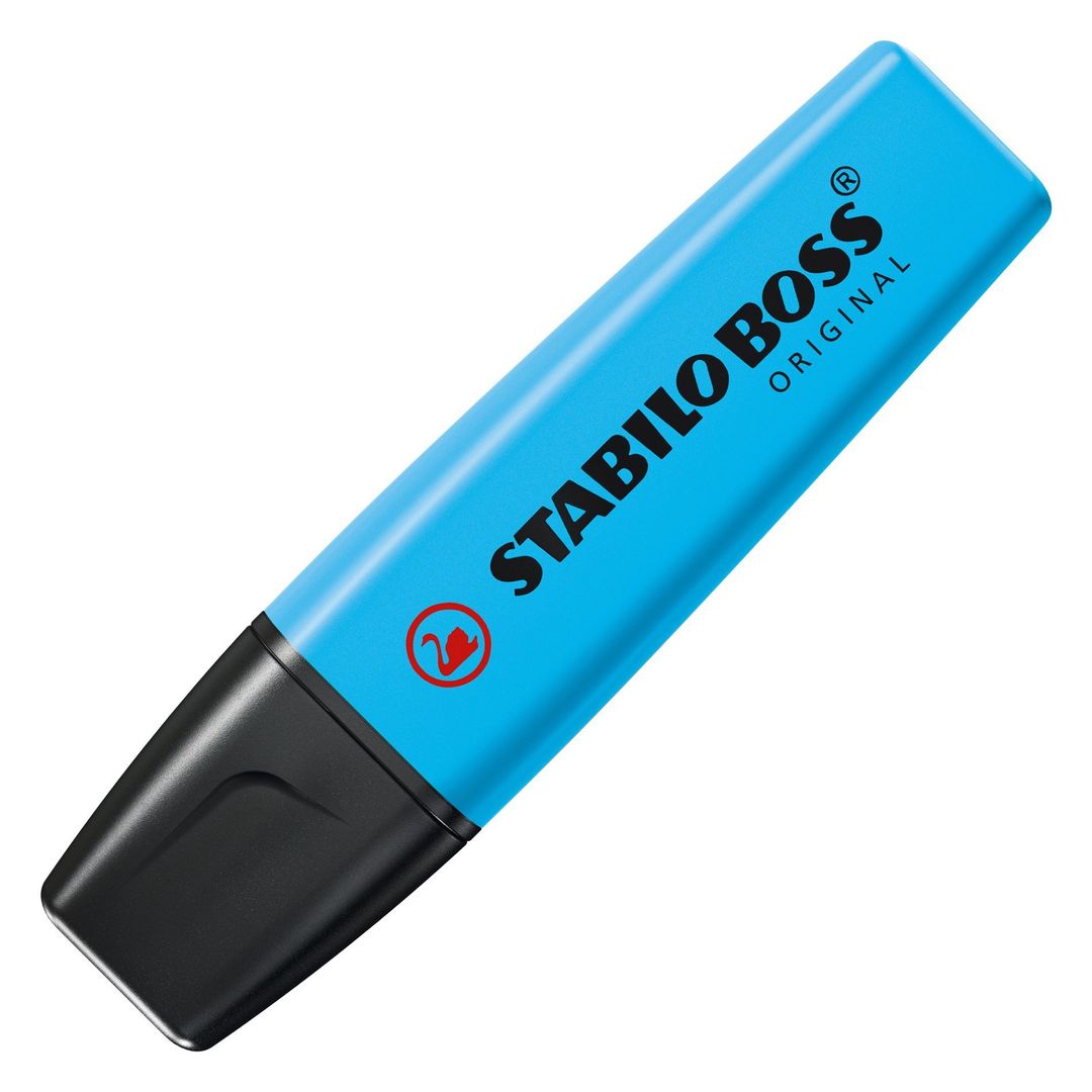 STABILO BOSS ORIGINAL marker 1 pc(s) Chisel tip Blue - Image 1