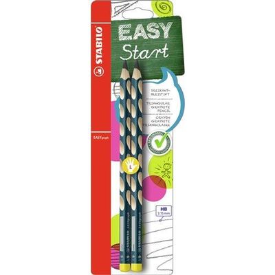 Stabilo EASYgraph HB Pencil Left Handed (Pack 2) - B-39888-5
