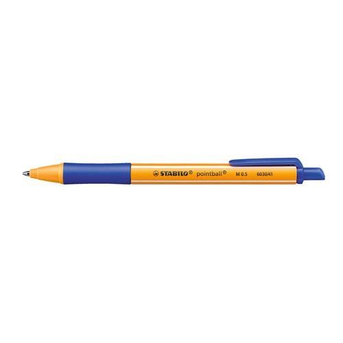STABILO pointball Blue Clip-on retractable ballpoint pen 1 pc(s) - Image 1