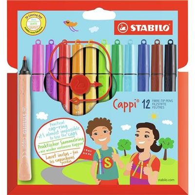 STABILO Cappi felt pen Medium Multicolour 12 pc(s)