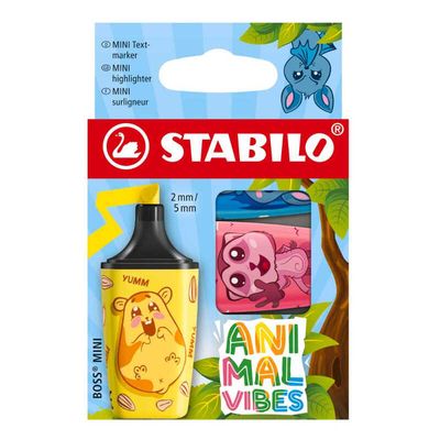 Boss Mini Animal Vibes Highlighters - 5 - Multicolour - Thumbnail 2