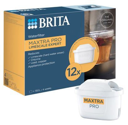 BRITA MAXTRA PRO Limescale Expert Water Filter Cartridge 12 Pack - Thumbnail 2