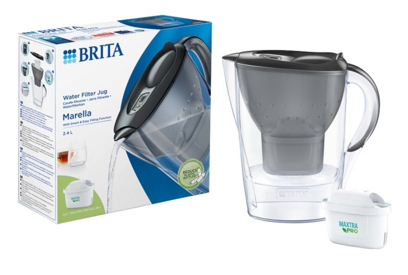 BRITA Marella Water Filter Jug - Cool Graphite - Image 1