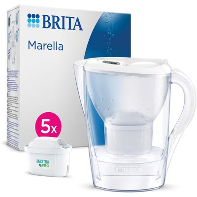 BRITA Marella Water Filter Jug - White