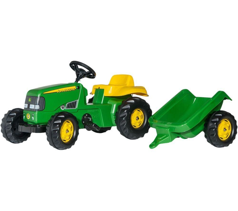 John Deere Tractor and Trailer - Green - Image 1