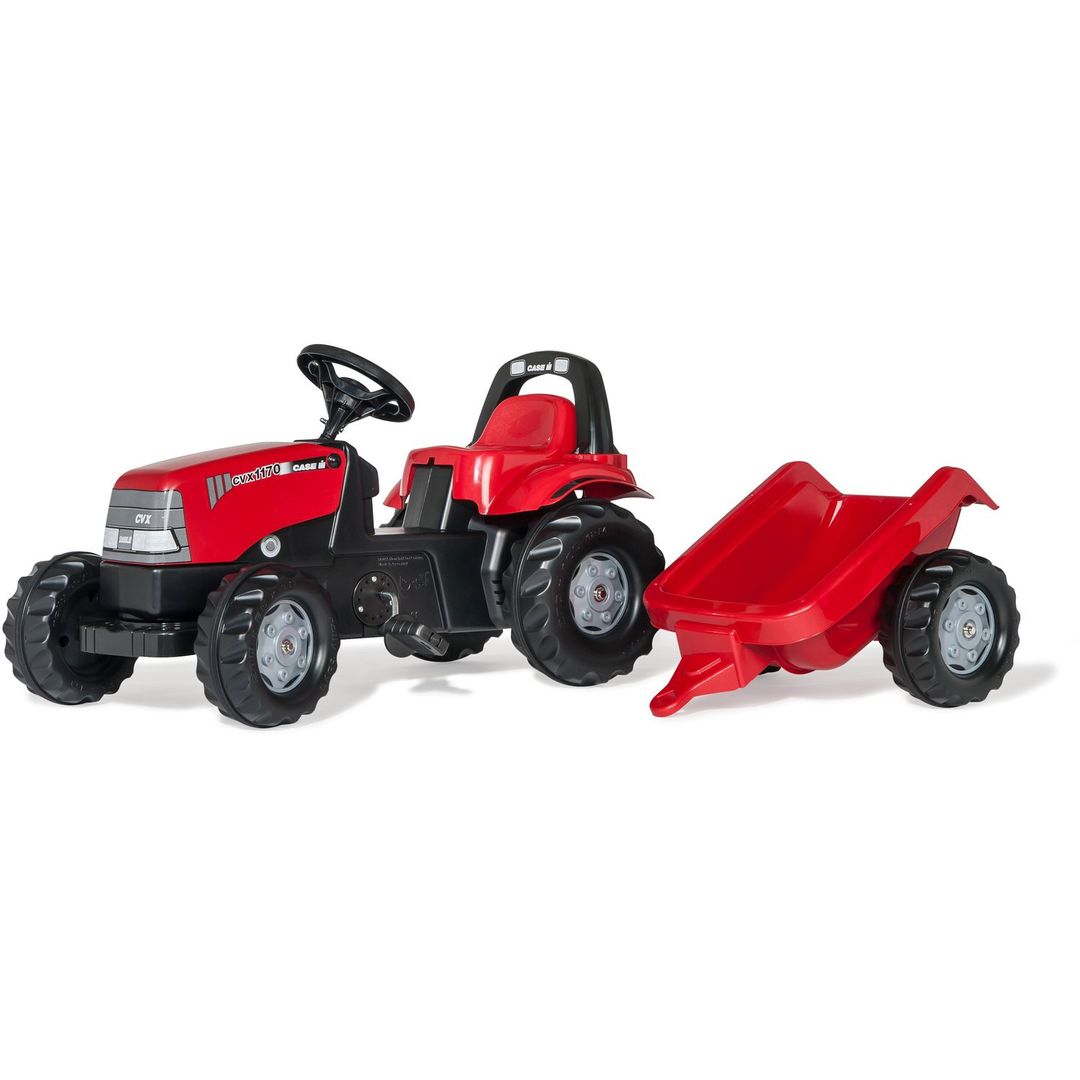 Rolly Kid Case with Roll Bar Trailer - Red - Image 1