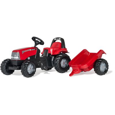 Rolly Kid Case with Roll Bar Trailer - Red