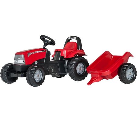 Rolly Kid Case with Roll Bar Trailer - Red - Thumbnail 2