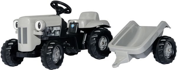 Rolly Kids Little Grey Fergie Trailer - Grey