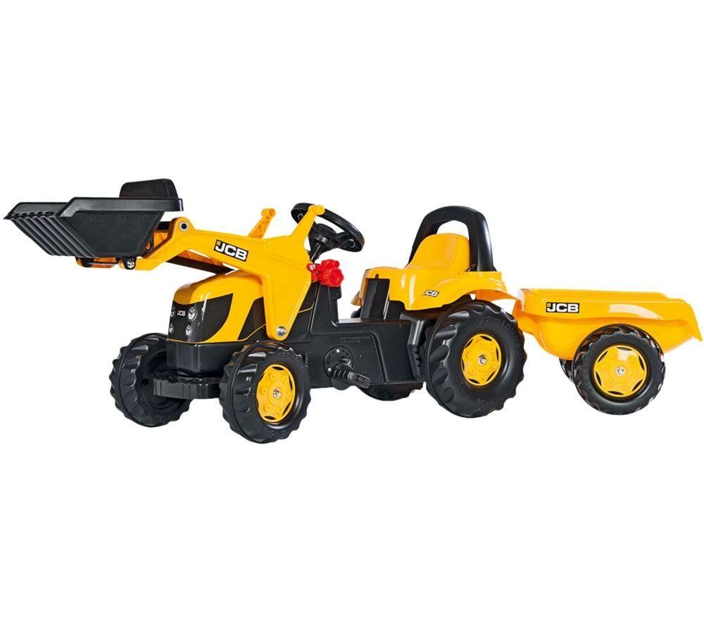 Jcb Tractor With Loadertrailer - Yellow - Image 1
