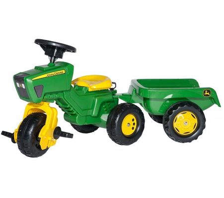 J Deere Trio Tractor With E.S.W.Trailer - Grren