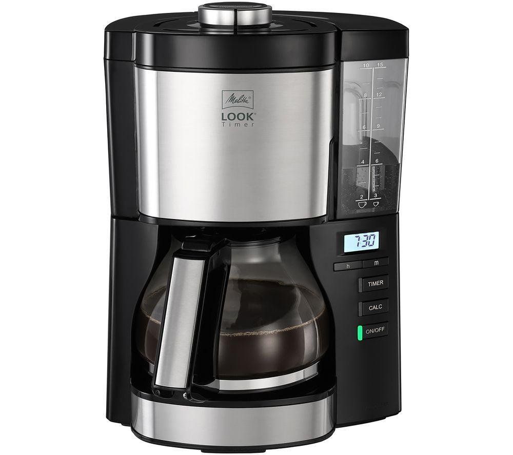 LOOK V Timer Filter Coffee Machine Black - Black - Image 1