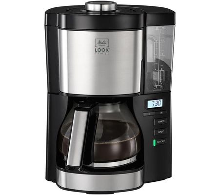 LOOK V Timer Filter Coffee Machine Black - Black