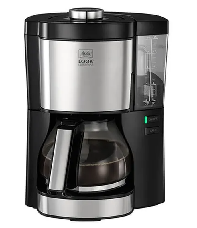 MELITTA Look V Perfection Filter Coffee Machine - Black & Stainless Steel, Stainless Steel - Image 1