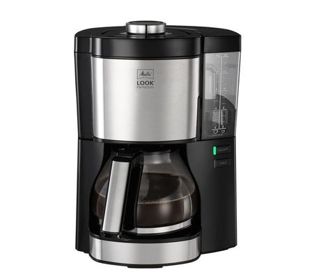 MELITTA Look V Perfection Filter Coffee Machine - Black & Stainless Steel, Stainless Steel - Thumbnail 2