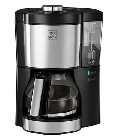 MELITTA Look V Perfection Filter Coffee Machine - Black & Stainless Steel, Stainless Steel