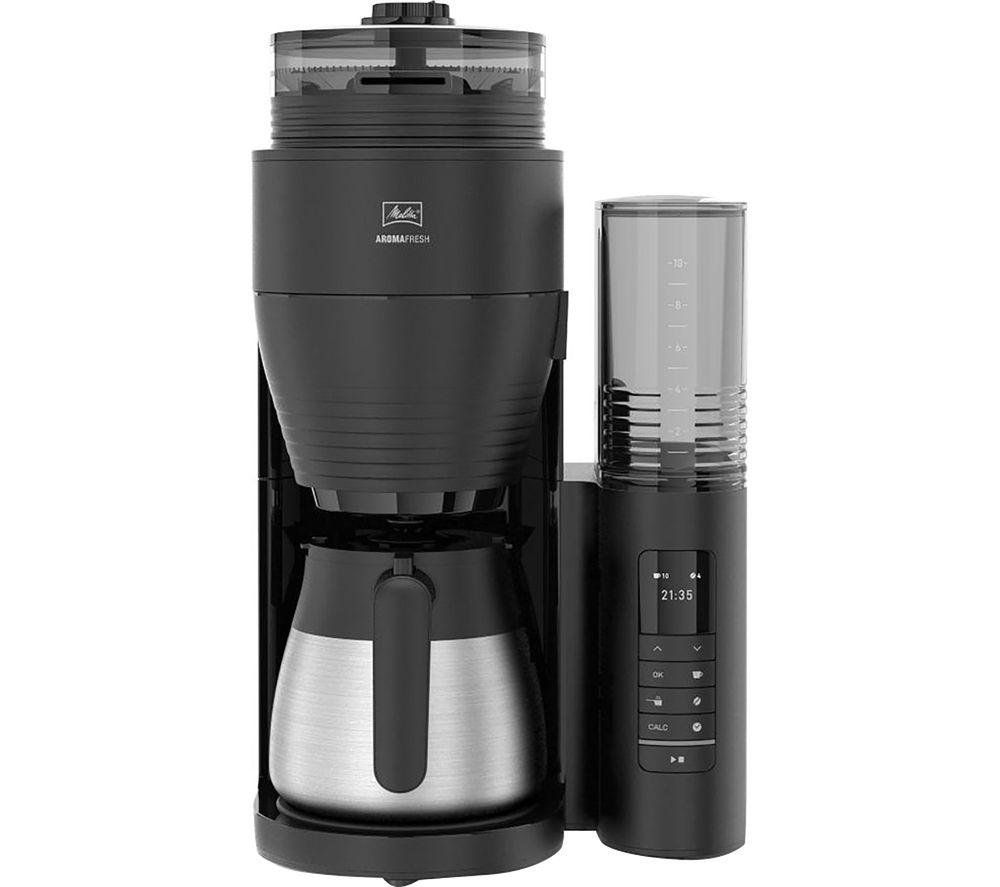 MELITTA AromaFresh II Therm Pro Filter Coffee Machine - Black & Silver, Black,Silver/Grey - Image 1