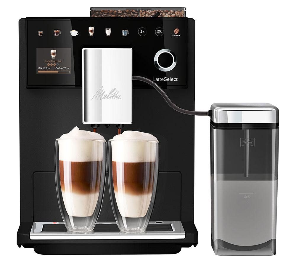 MELITTA LatteSelect Bean to Cup Coffee Machine - Black, Black - Image 1