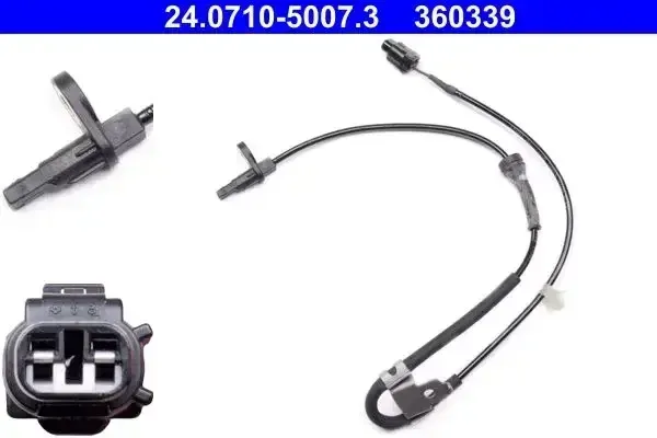 Ate Front Left Hand Abs Sensor For Suzuki Splash (08 - ) | 24.0710.5007.3 | Euro Car Parts