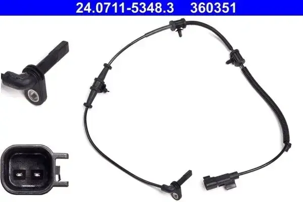 Ate Front Abs Sensor Vauxhall Astra J (09-) *w/o Flexride* | 24.0711.5348.3 | Euro Car Parts