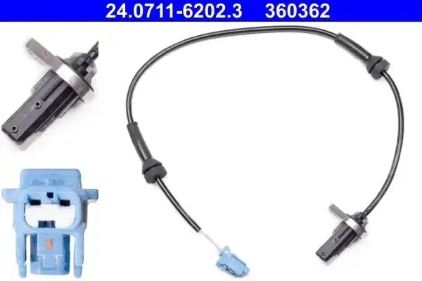 Ate Rear Abs Sensor Nissan Cabstar (06-) * > 3500Kg* | 24.0711.6202.3 | Euro Car Parts