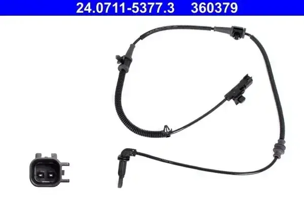 Ate Front Abs Sensor Both Sides For Vauxhall Astra (2009 - ) | 24.0711.5377.3 | Euro Car Parts