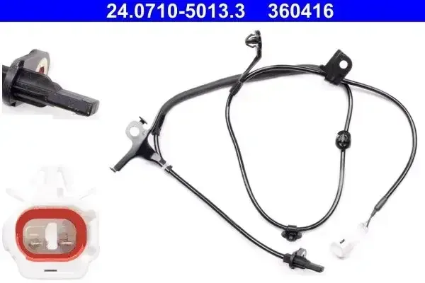 Ate Left Hand F Abs Sensor Toyota Yaris (11-) *french Build* | 24.0710.5013.3 | Euro Car Parts