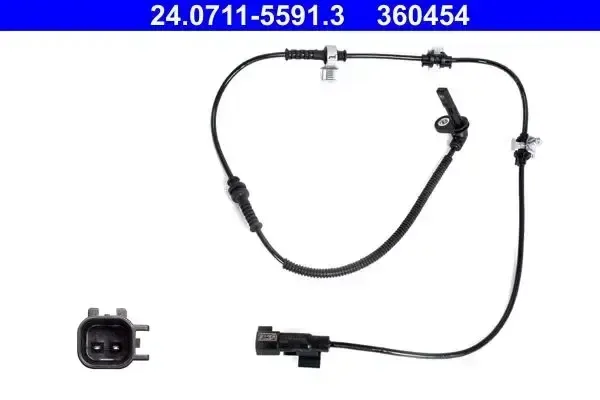 Ate Front Abs Sensor Vauxhall Astra K (15-) | 24.0711.5591.3 | Euro Car Parts