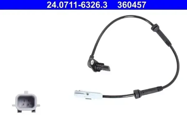 Ate Left Hand R Abs Sensor Dacia Logan Ii / Sandero (12-) | 24.0711.6326.3 | Euro Car Parts - Image 1